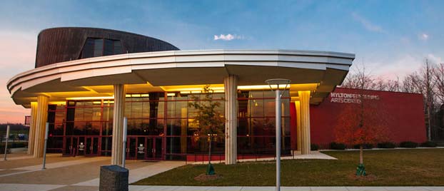 Outside view of the Hylton Performing Arts Center
