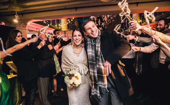 Farewell to Bride and Groom at Torpedo Factory