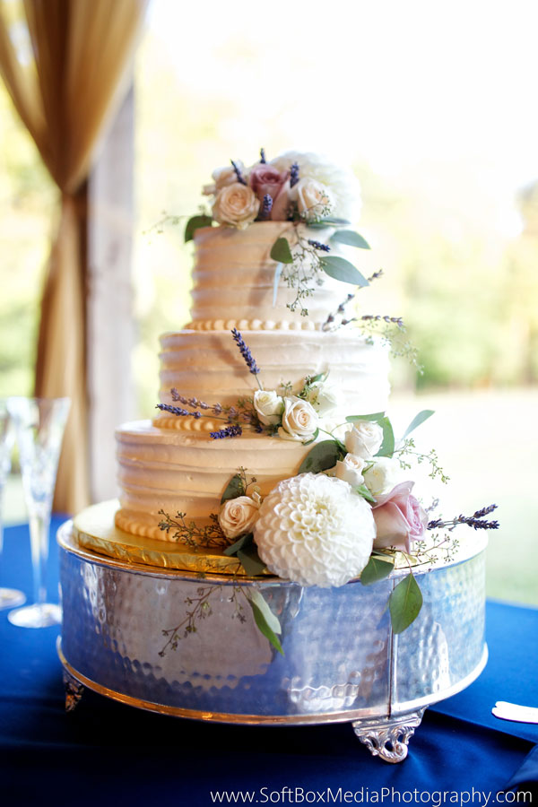 Light and airy lavender cake